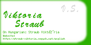 viktoria straub business card